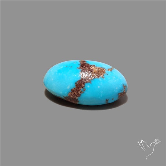 Rare Egyptian Turquoise Cabochon from Sinai Peninsula