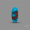 Rare Egyptian Turquoise Cabochon from Sinai Peninsula