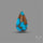 Rare Egyptian Turquoise Cabochon from Sinai Peninsula