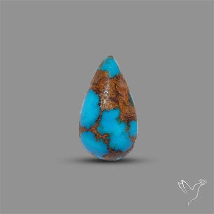 Rare Egyptian Turquoise Cabochon from Sinai Peninsula
