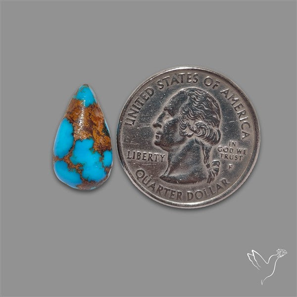 Rare Egyptian Turquoise Cabochon from Sinai Peninsula
