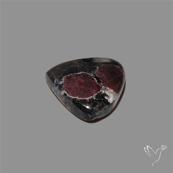 Ruby in Arfvedsonite Cabochon
