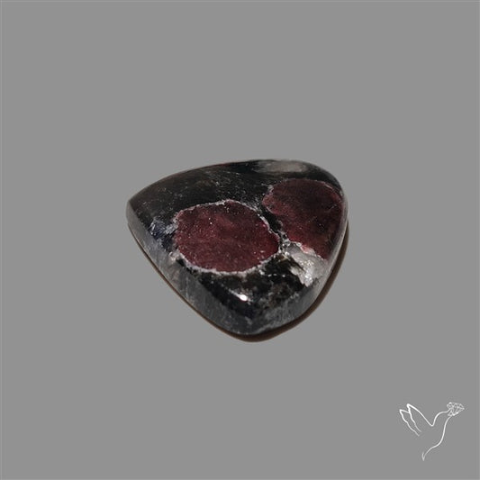 Ruby in Arfvedsonite Cabochon