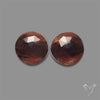 Rose Cut Bi-color Sapphire Pair