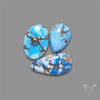 Golden Hill Turquoise Cabochons Lot