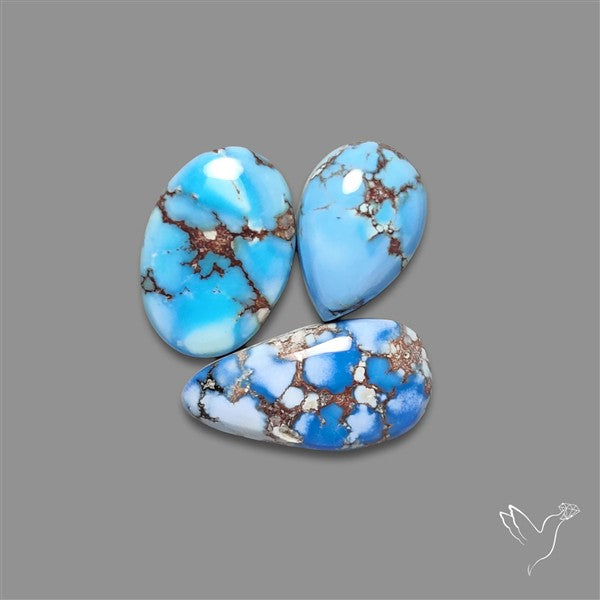 Golden Hill Turquoise Cabochons Lot