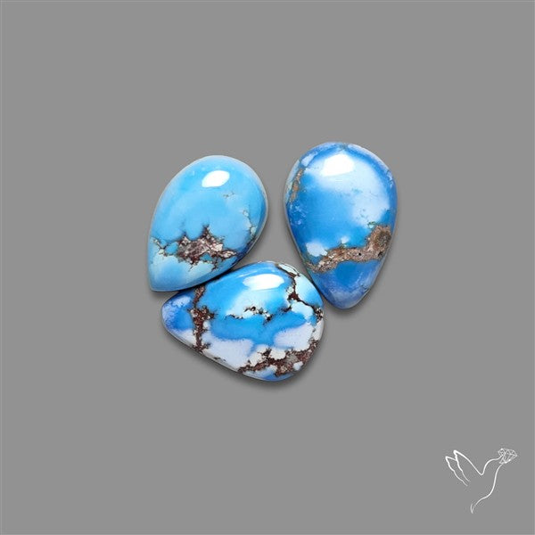 Golden Hill Turquoise Cabochons Lot