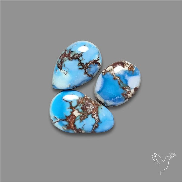 Golden Hill Turquoise Cabochons Lot