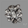 Black Tourmalinated Quartz Cabochons Lot