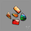 AAA Aolite Cabochons Lot