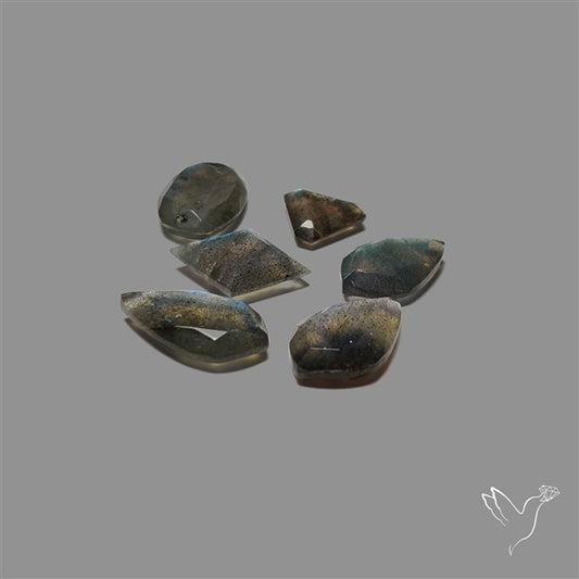 Step Cut Labradorite Lot