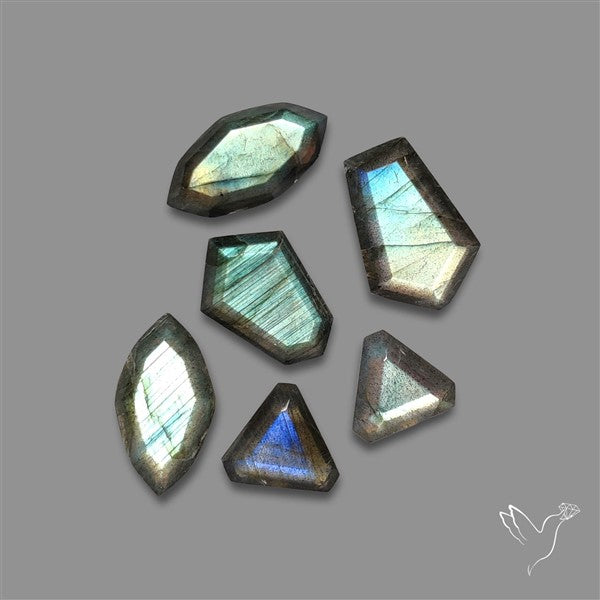 Step Cut Labradorite Lot