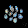 Rose Cut Rainbow Moonstone Lot
