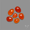 Rose Cut Carnelian Agate Lot