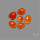 Rose Cut Carnelian Agate Lot
