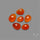 Rose Cut Carnelian Agate Lot