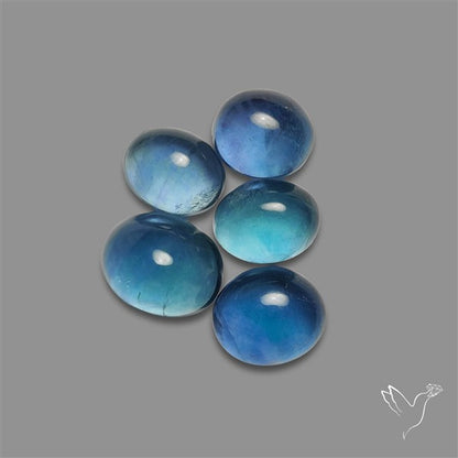 Belgian Fluorite Cabochons Lot