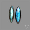 Rose Cut & Cabochon Labradorite Lot