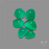 Chrome Chalcedony Cabochons Lot