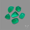 Chrome Chalcedony Cabochons Lot