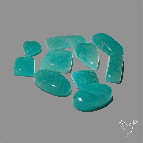 Peruvian Amazonite Cabochons Lot