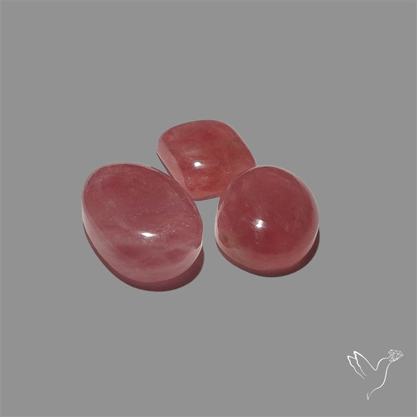 Pink Tourmaline Cabochons Lot