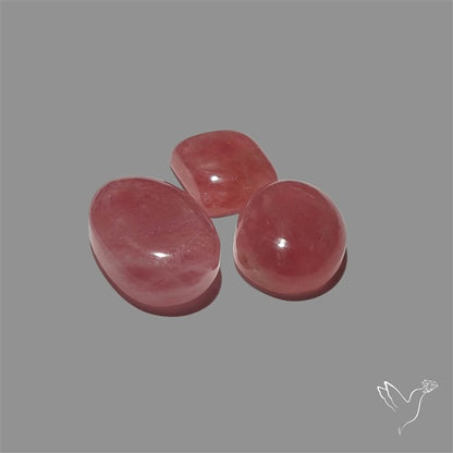 Pink Tourmaline Cabochons Lot