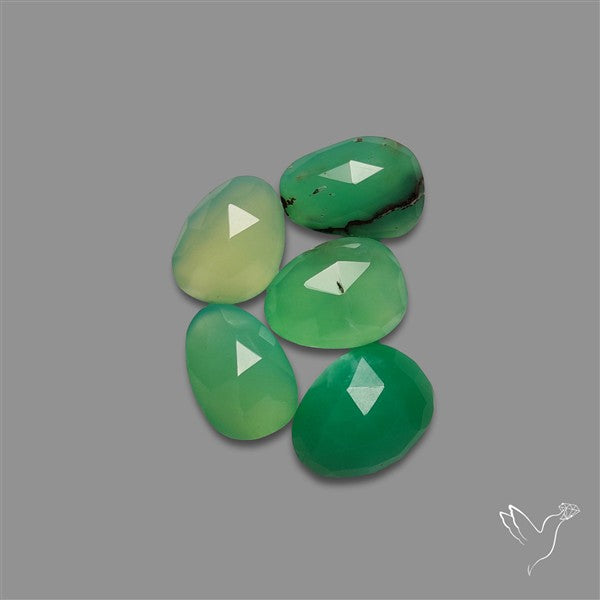 Gey Chrysoprase Cabochons Lot