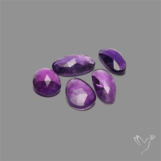 Rose Cut Amethyst Lot