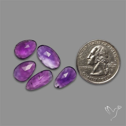 Rose Cut Amethyst Lot