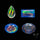 Faceted Aurora Opal and Quartz Doublets Lot