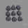 Solid Hematite Cabochons Lot