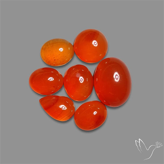 Carnelian Agate Cabochons Lot