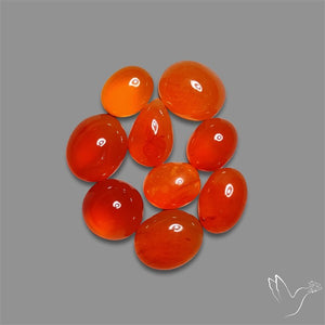 Carnelian Agate Cabochons Lot