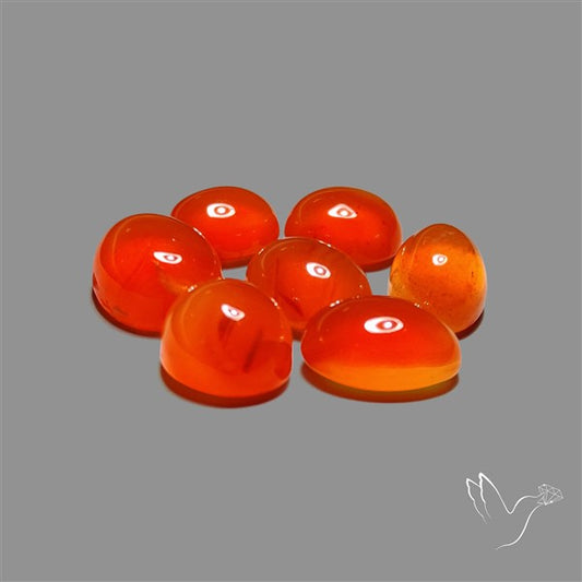 Carnelian Agate Cabochons Lot