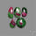 Ruby Zoisite Cabochons Lot
