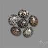 Stingray Black Fossil Coral Cabochons Lot
