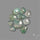 Rose Cut Aqua Chrysoprase Lot