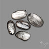 Black Moonstone With Sunstone Inclusions Cabochons Lot