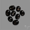 Black Star Diopside Cabochons Lot