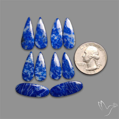 Lapis Lazuli Cabochon Pairs Lot