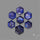 Step Cut Dichroic Glass Hexagons Lot