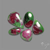 Ruby In Zoisite Cabochons Lot