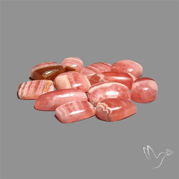 Rhodochrosite Cabochons Lot