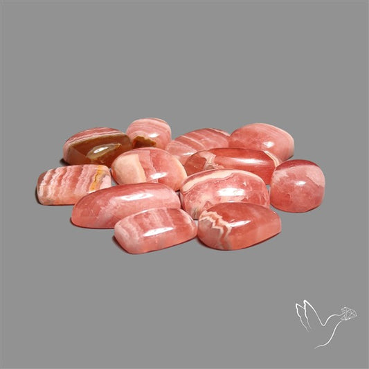 Rhodochrosite Cabochons Lot