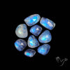 Rose Cut African Blue Moonstone Lot