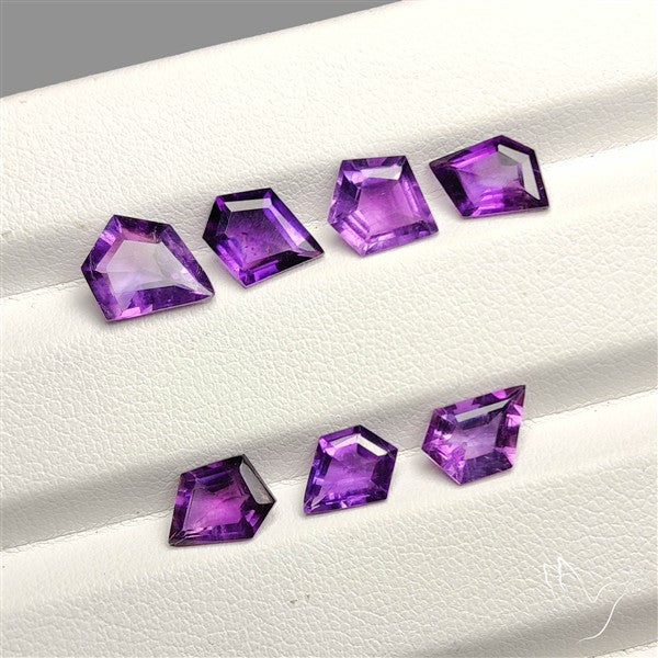 Faceted Amethyst Lot