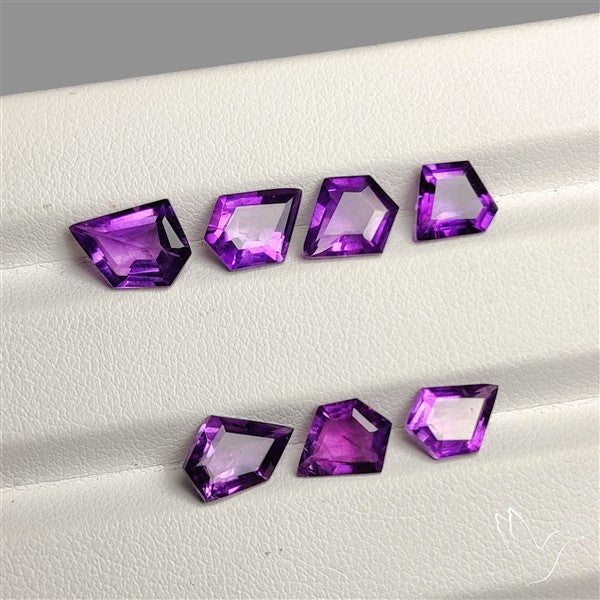Faceted Amethyst Lot