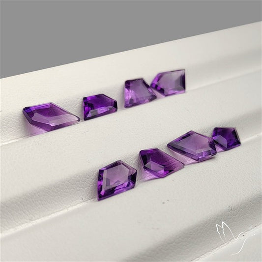 Faceted Amethyst Lot
