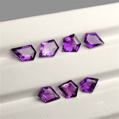 Faceted Amethyst Lot